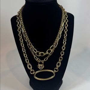 WHBM Gold Layered Chain Necklace - Women's Jewelry